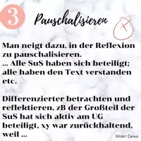 Vorschau - Stundenentwürfe - 3 Fehler bei der Reflexion einer Stunde: Übersicht - Seite 3