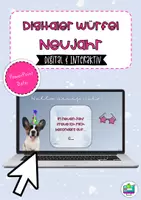 Vorschau - Interaktives Material - Digitaler Gesprächswürfel Neujahr - PowerPoint - Deckblatt