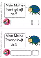 Vorschau - Arbeitsblätter - Mein erstes Mathe Trainingsheft bis 5 + Lösungsheft - Seite 1