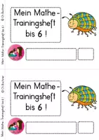 Vorschau - Arbeitsblätter - Mein erstes Mathe Trainingsheft bis 6 + Lösungsheft - Seite 1