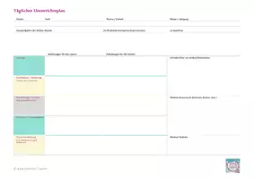 Vorschau - Lehrpläne/Lehrermaterial - Alltagshelfer Wochenplan + Unterrichtsplan für Lehrer - digital - Seite 3