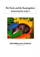 Vorschau - Stundenentwürfe - Unterrichtsentwurf Kunst: Farben mischen - Klasse 1 - Deckblatt