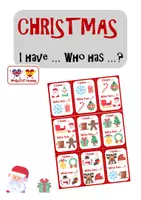 Vorschau - Spiele - Christmas - I have ... who has ...? - Deckblatt