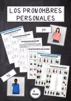 Vorschau - Arbeitsblätter - Los pronombres personales - Die Personalpronomen - Deckblatt