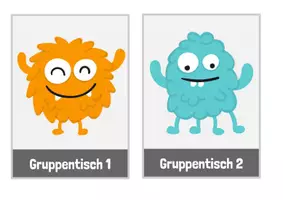 Vorschau - Bildkarten - Monster: Tischkarten und Monsterrennen für den Klassenraum - Seite 1
