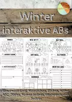 Vorschau - Interaktives Material - Winter - interaktive ABs - Deckblatt