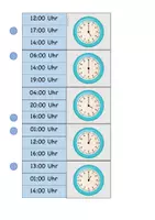 Vorschau - Stationenlernen - Klammerkarten Uhrzeiten - frau.flocke - Seite 2