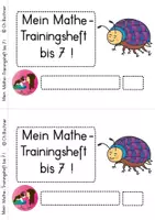 Vorschau - Arbeitsblätter - Mein erstes Mathe Trainingsheft bis 7 + Lösungsheft - Seite 1