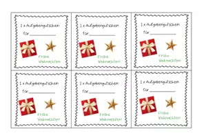 Vorschau - Bildkarten - Gratis Weihnachtsgeschenk Aufgabengutscheine - Seite 3