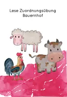 Vorschau - Arbeitsblätter - Begriffsbildung Bauernhof - Deckblatt