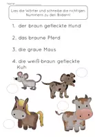 Vorschau - Arbeitsblätter - Begriffsbildung Bauernhof - Seite 2