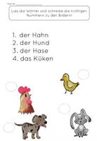 Vorschau - Arbeitsblätter - Begriffsbildung Bauernhof - Seite 3