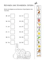 Vorschau - Arbeitsblätter - Ostern Arbeitsblätter Mathe, Stationsmaterial Klasse 1–3 - Seite 3