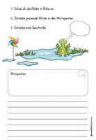 Vorschau - Arbeitsblätter - Freies Schreiben im Frühling - Seite 3