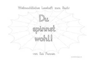 Vorschau - Unterrichtsreihen - Leseheft zum Buch "Du spinnst wohl!" von Kai Pannen - Seite 1