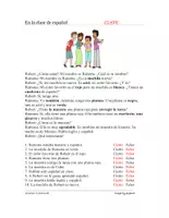 Vorschau - Text - En la clase de español Lectura: Spanisch / Text / In der Klasse - Seite 1