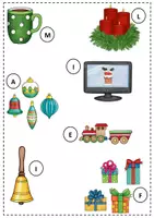 Vorschau - Arbeitsblätter - Mini-Lesespur Weihnachten (3-fach differenziert) - Seite 2