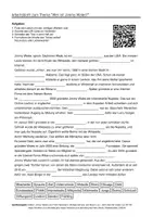 Vorschau - Arbeitsblätter - Arbeitsblätter zum Thema "Wer ist Jimmy Wales ?" + Lösung & MP3 + - Deckblatt