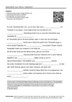 Vorschau - Arbeitsblätter - Arbeitsblätter zum Thema "Tankstelle" + Lösung & MP3 + - Deckblatt