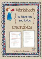Vorschau - Arbeitsblätter - to have got and to be - Simple worksheet - Deckblatt