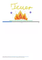 Vorschau - Arbeitsblätter - Reflexion Feuer - Welcher Ersatz des Dochtes brennt am besten - Deckblatt
