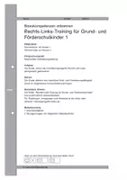 Vorschau - Arbeitsblätter - Rechts-Links-Training für Grund- und Förderschulkinder - KOMPLETTPAKET - Seite 1