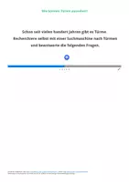 Vorschau - Arbeitsblätter - Türme - Wie können Türme aussehen - Seite 2