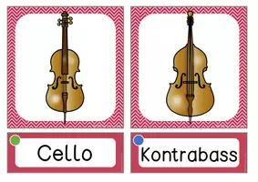 Vorschau - Unterrichtsreihen - Instrumentenkunde - Bild-& Wortkarten - Seite 2