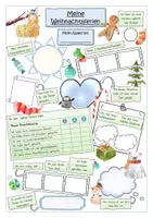 Vorschau - Arbeitsblätter - Meine Weihnachtsferien (geeignet für Klasse 3-8) - Seite 1