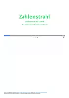 Vorschau - Arbeitsblätter - Reflexion Zahlenstrahl - Zahlenraum bis 100 000 Wie heißen die Nachbarzehner - Deckblatt