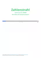 Vorschau - Arbeitsblätter - Reflexion Zahlenstrahl - Zahlenraum bis 1 000 000 Wie heißen die Nachbarhunderter - Deckblatt