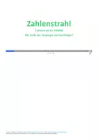 Vorschau - Arbeitsblätter - Reflexion Zahlenstrahl - Zahlenraum bis 1 000 000 Wie heißt der Vorgänger und Nachfolger - Deckblatt