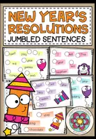 Vorschau - Aufgabenkarten - New Year's Resolutions - Jumbled Sentences (Task Cards) Will-Future - Deckblatt