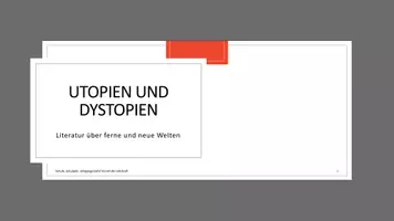 Vorschau - Unterrichtsreihen - Ferne Welten: Utopien und Dystopien (Unterrichtsideen und Impulse) - Seite 1