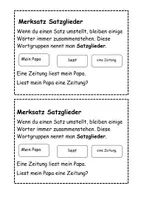 Vorschau - Arbeitsblätter - Übungsheft Satzglieder Subjekt und Prädikat - Seite 2