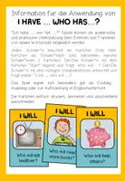Vorschau - Spiele - New Year's Resolutions - I have ... who has ...? (will future) - Seite 1