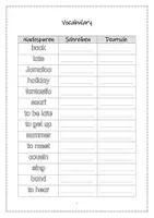 Vorschau - Arbeitsblätter - Vocabulary Blue Line 2 (Bayern) - Seite 1