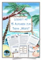 Vorschau - Arbeitsblätter - Übungsheft "Winter" : Lesetext mit 15 kompetenzorientierten Aufgaben - Deckblatt
