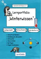 Vorschau - Unterrichtsreihen - "Winterwissen" - Sachunterricht Klasse 3 und 4 - kurze Einheit/ Freiarbeit - Deckblatt