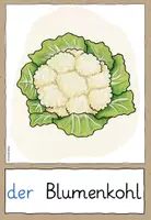 Vorschau - Fördermaterial/Inklusion - Gemüse - Wortkarten - DaZ - DaF (Tafelmaterial) - Seite 3
