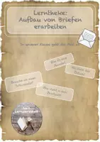 Vorschau - Stundenentwürfe - Materialpaket rund um das Thema Briefe - Seite 1