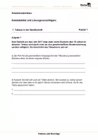 Vorschau - Arbeitsblätter - Tattoos und Piercings - Arbeitsblätter mit Lösungen - Deckblatt