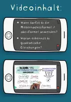 Vorschau - Videos - Homeschooling Mathe 🎬 Mitternachtsformel | abc-Formel - Seite 1