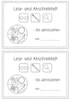 Vorschau - Arbeitsblätter - Die Jahreszeiten: Abschreibheft (Sachunterricht Deutsch Grundschule Klasse 1 und 2) - Seite 2