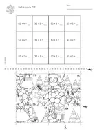 Vorschau - Arbeitsblätter - Rechenpuzzle Winter | ZR100 | Z+E | Z-E - Seite 3