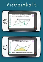 Vorschau - Videos - Homeschooling | Konstruktion Parallelogramm | beide Diagonalen und eine Seite gegeben - Seite 2