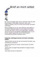 Vorschau - Arbeitsblätter - Brief an mich selbst - Seite 2