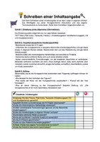 Vorschau - Arbeitsblätter - Inhaltsangabe Kurzgeschichte - Deckblatt