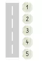 Vorschau - Mal- und Bastelvorlagen - Tafelmaterial zur Visualisierung einer Lernstraße - Seite 2