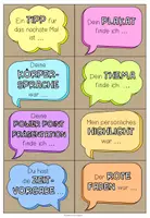 Vorschau - Fördermaterial/Inklusion - Das Referat - Feedback geben (Kärtchen) Präsentation/Vortrag - Seite 2